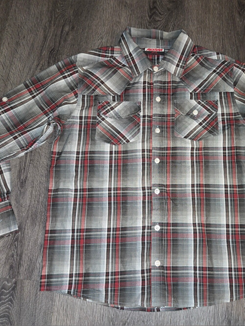 Plaid Button-Up - Picture 3 of 6